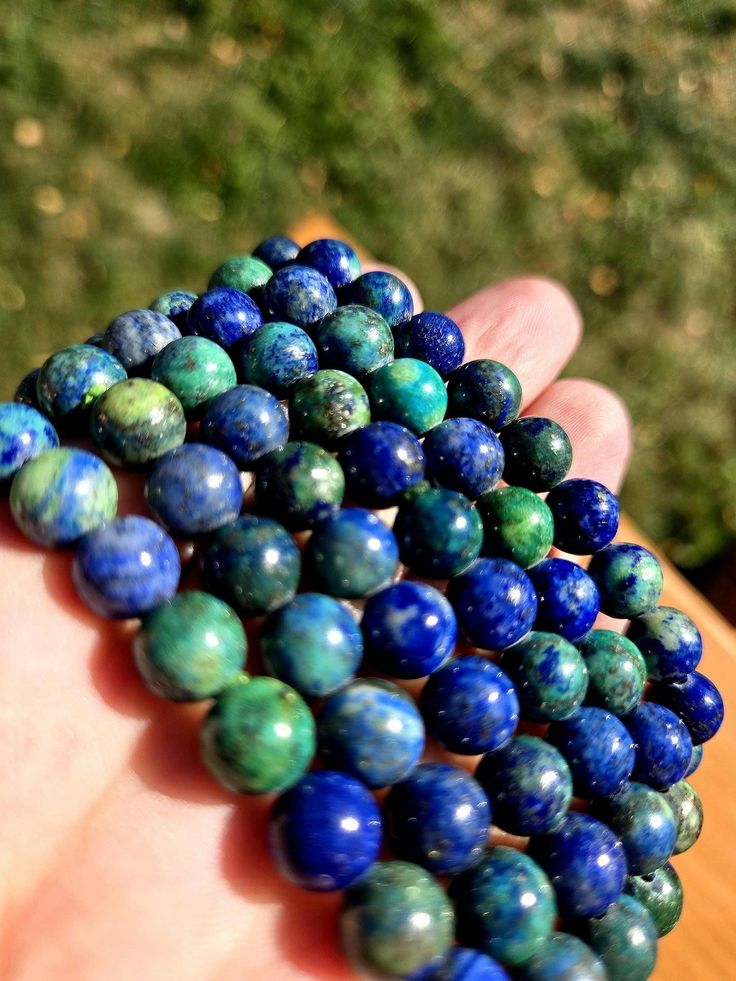 BRACELET AZURITE-MALACHITE