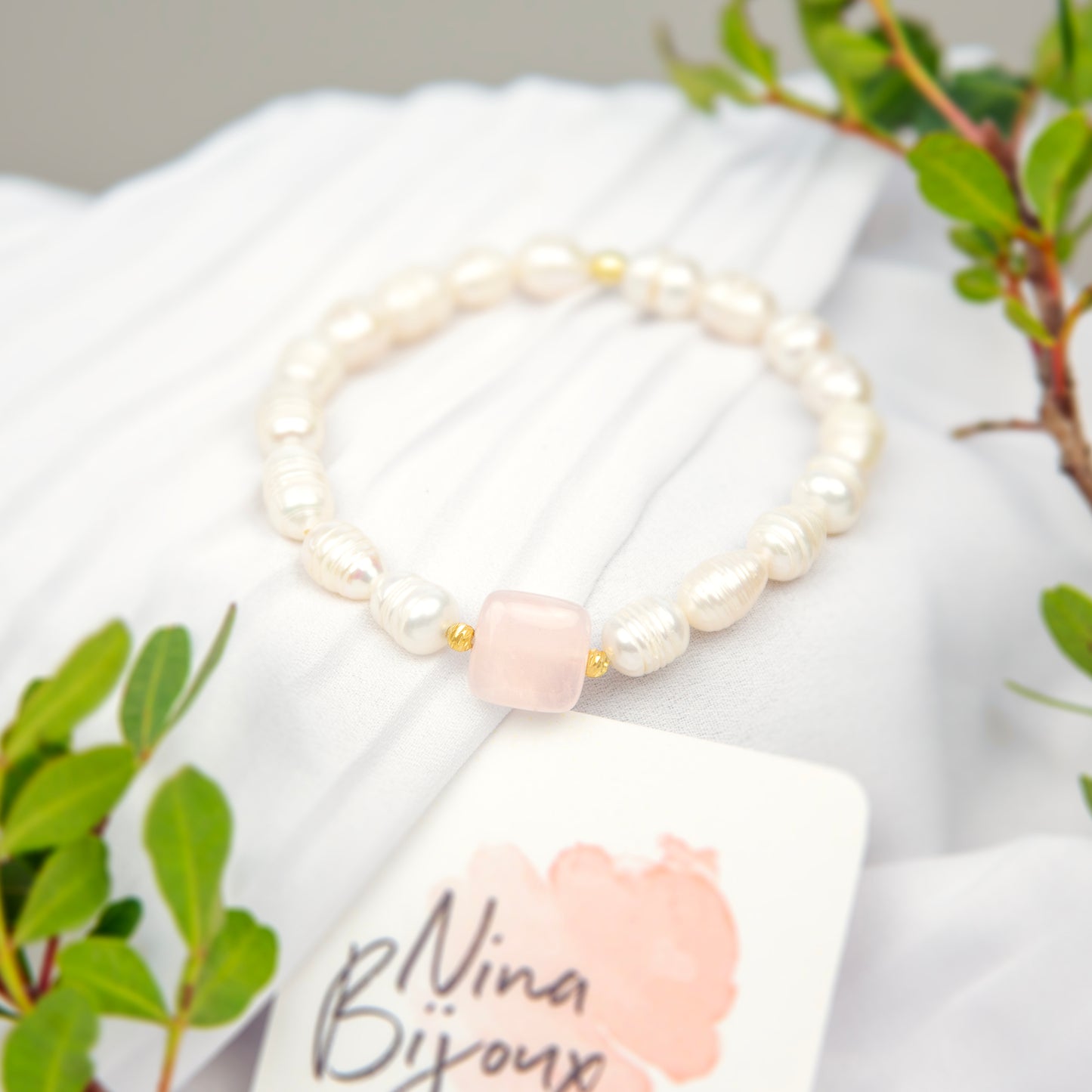 Bracelet Quartz Rose