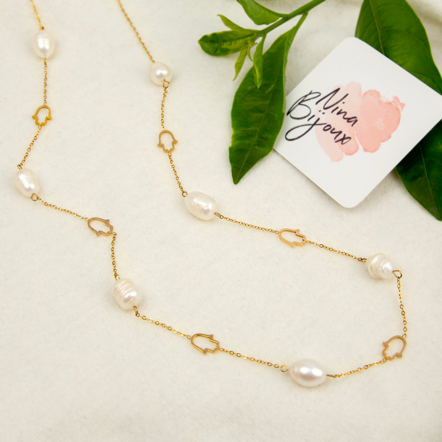 Sautoir Perles & khemissa