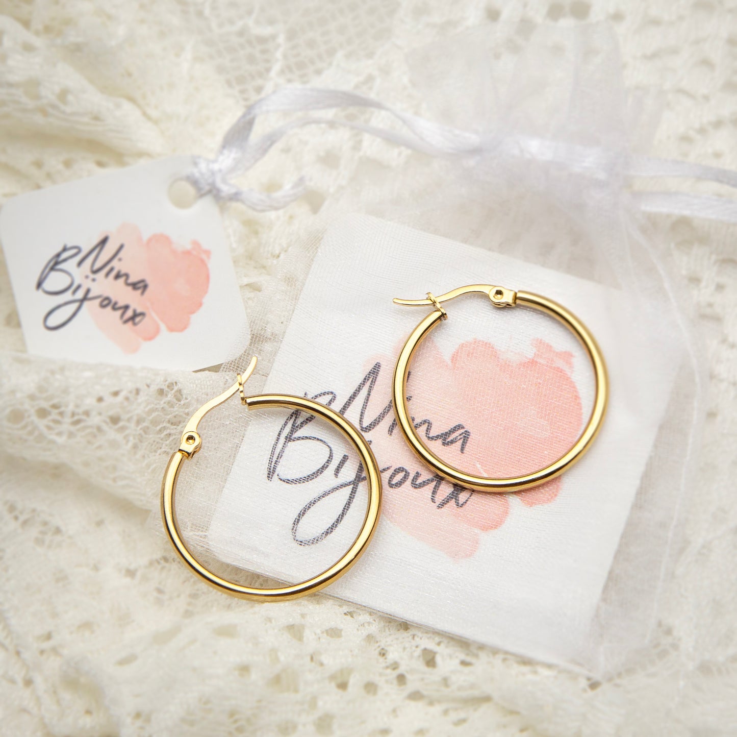 Créole en acier inoxydable