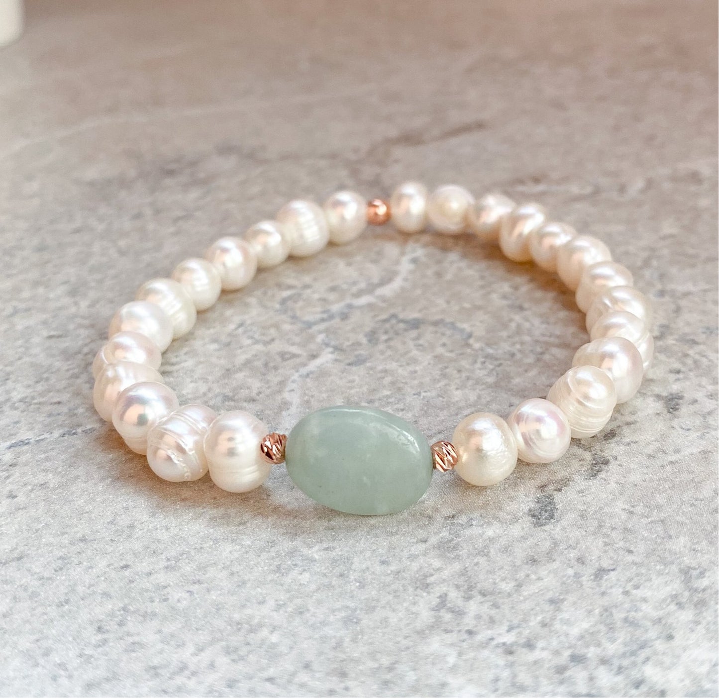 Bracelet Amazonite & Jouher