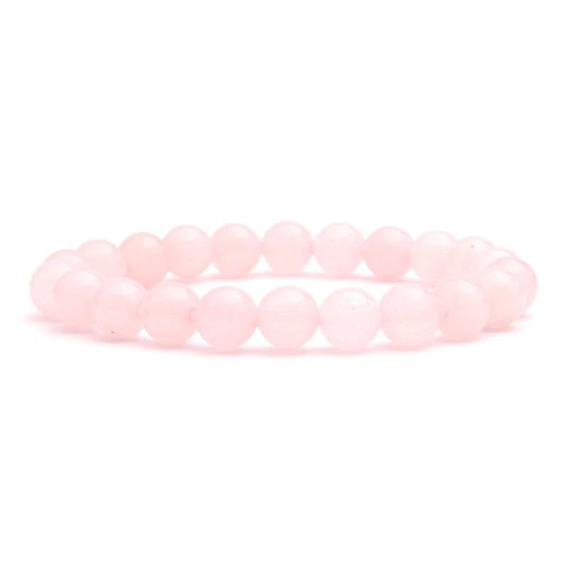 BRACELET DE QUARTZ ROSE