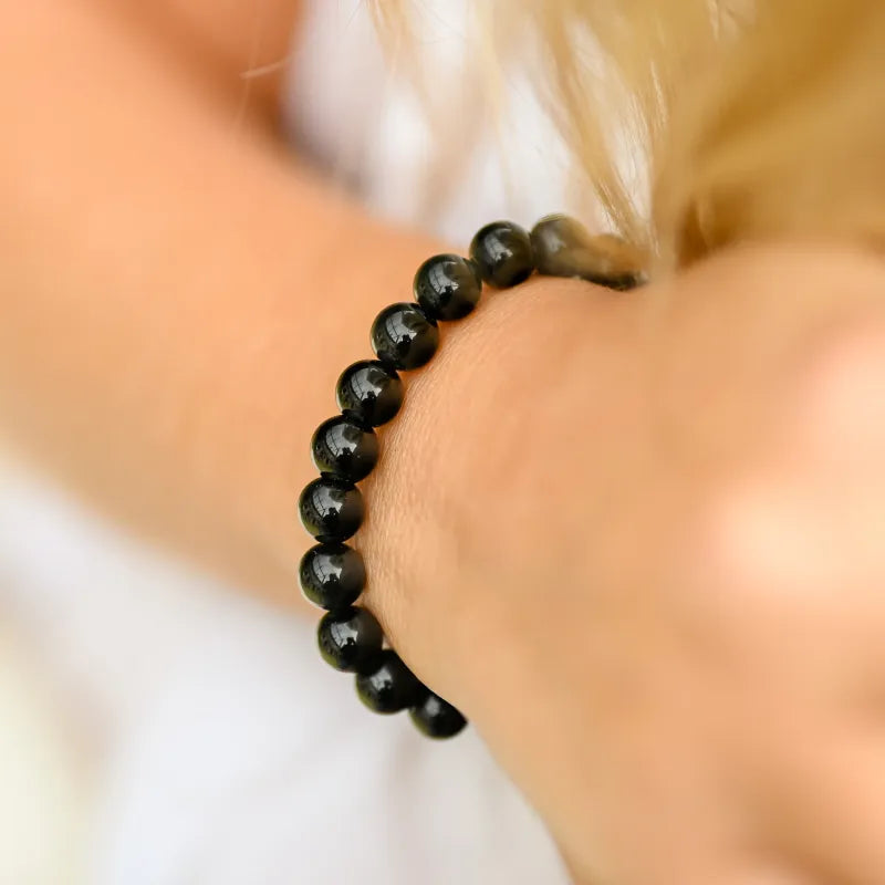 BRACELET OBSIDIENNE OEIL CÉLESTE